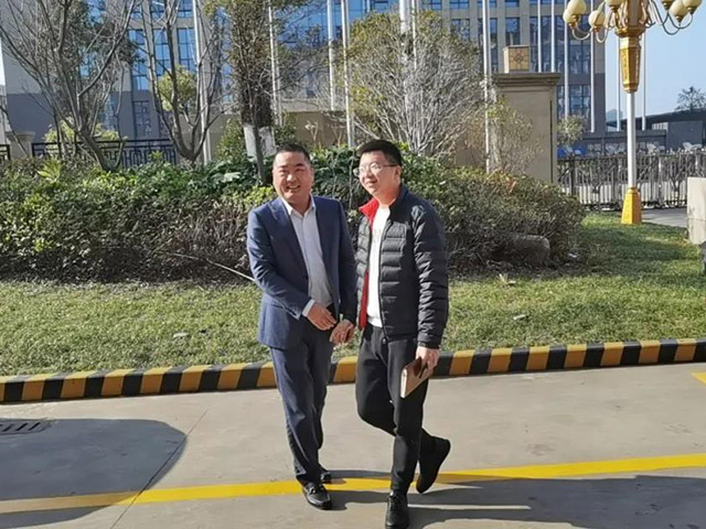 新春伊始，龍灣區空港管委會領導率隊蒞臨集團走訪慰問